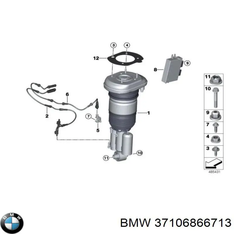 Купити 37106866713 BMW 