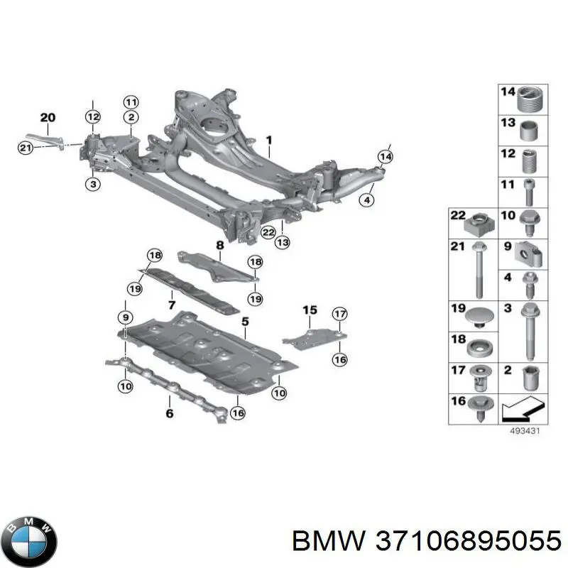 Амортизатор передньої підвіски, лівий BMW 37106895055 ціна, від 793.65 USD