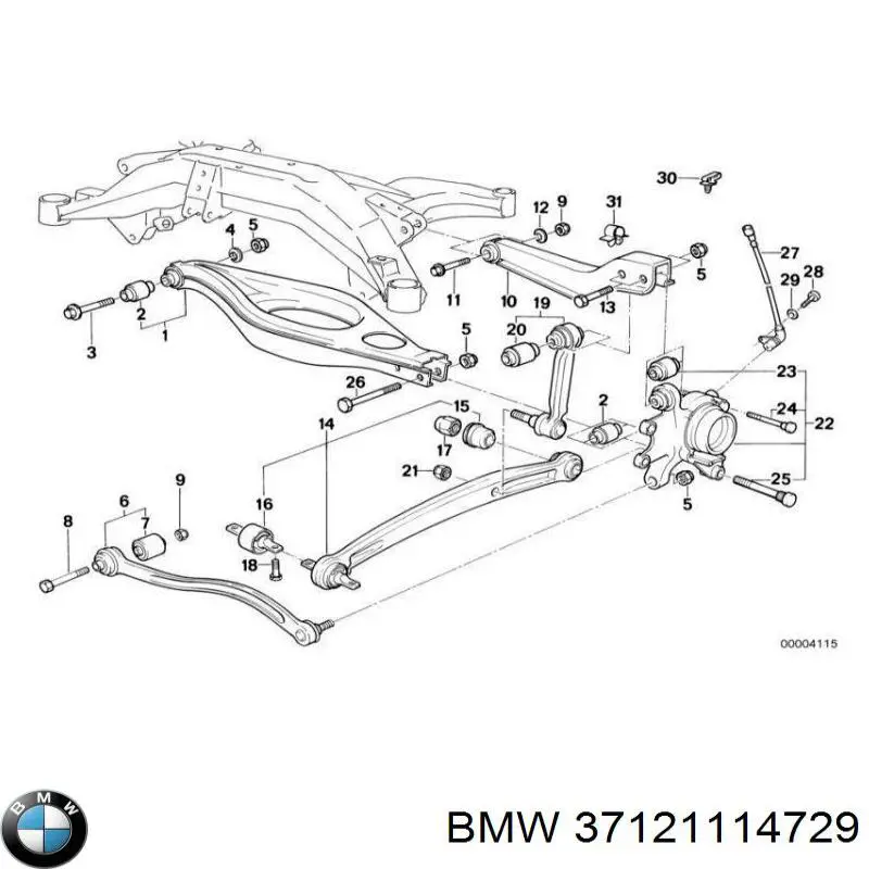 Купити 37121114729 BMW 