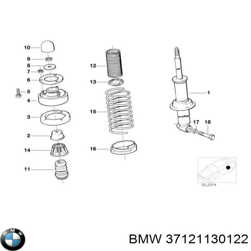  37121130122 BMW