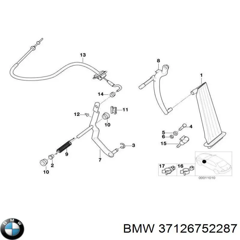 Купити 37126752287 BMW 