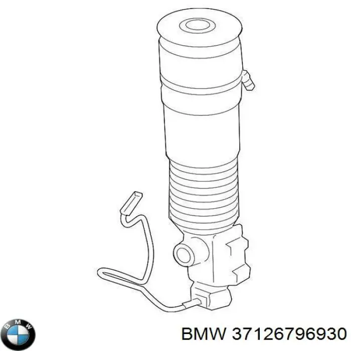 Амортизатор задній, правий на BMW 7 (F01, F02, F03, F04)