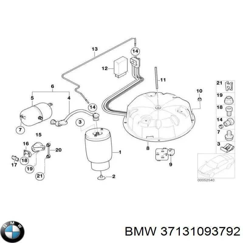  BMW 37131093792 ціна, від 13.28 USD