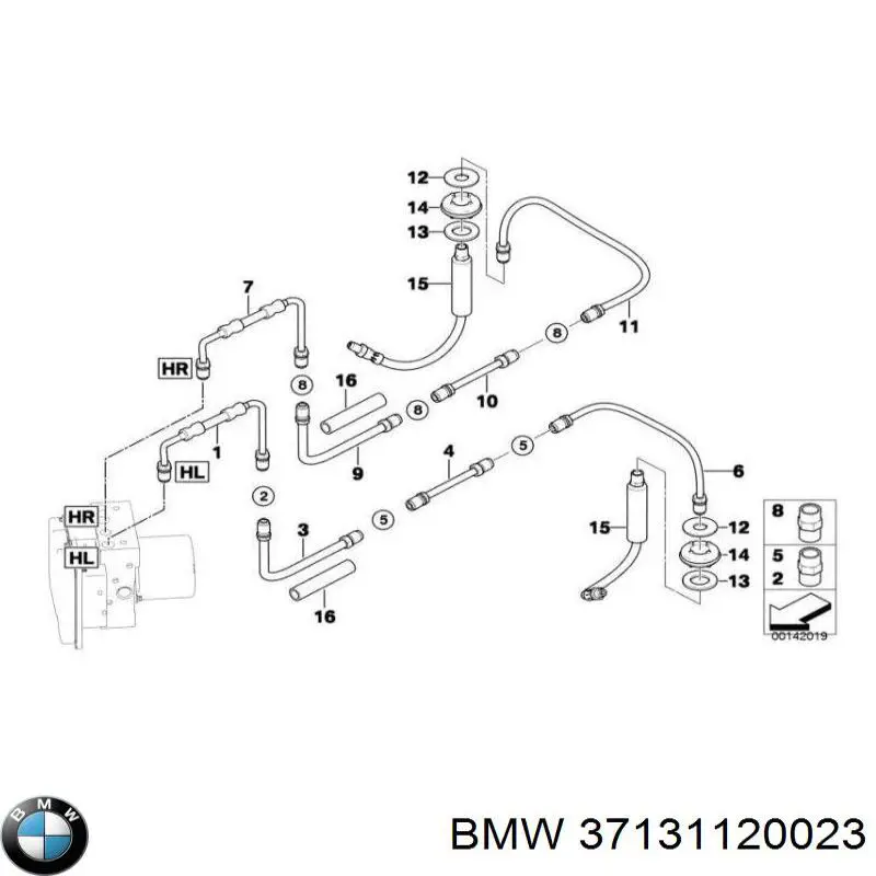 Купити 37131120023 BMW Пильник заднього амортизатора