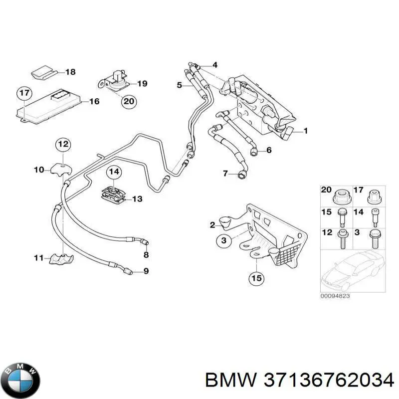  BMW 37136762034 ціна, від 110.05 USD