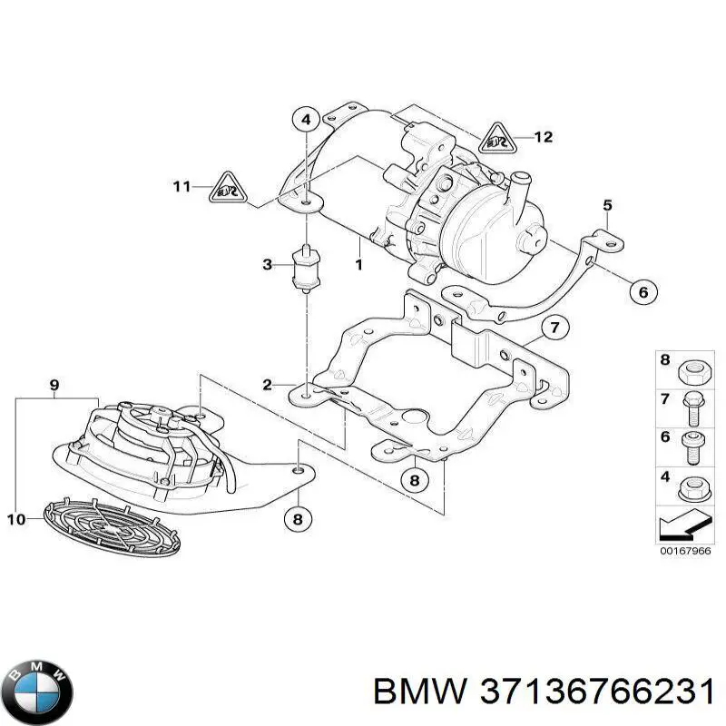  BMW 37136766231 ціна, від 75.30 USD