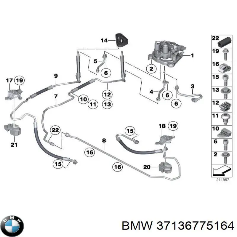  BMW 37136775164 ціна, від 52.78 USD