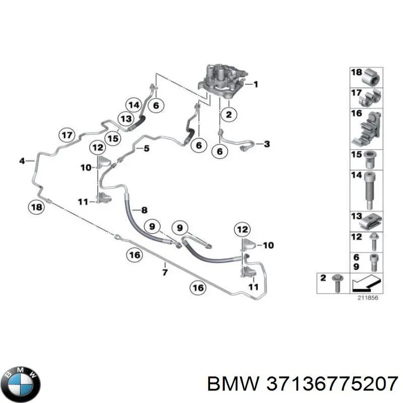  BMW 37136775207 ціна, від 17.74 USD