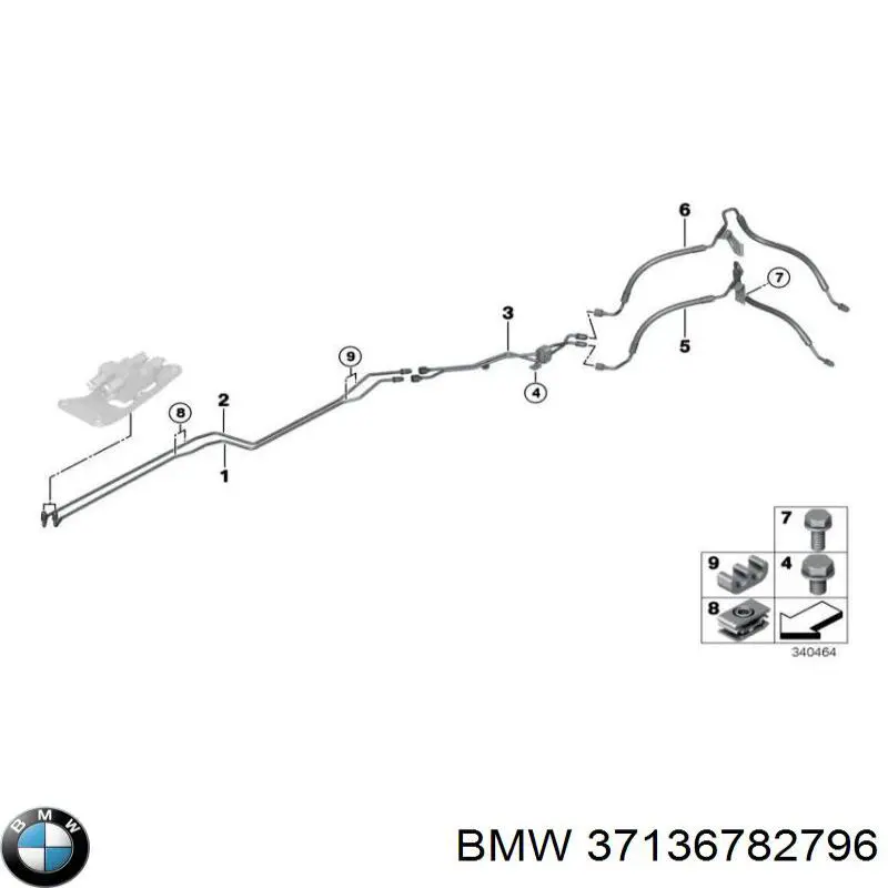 Купити 37136782796 BMW 