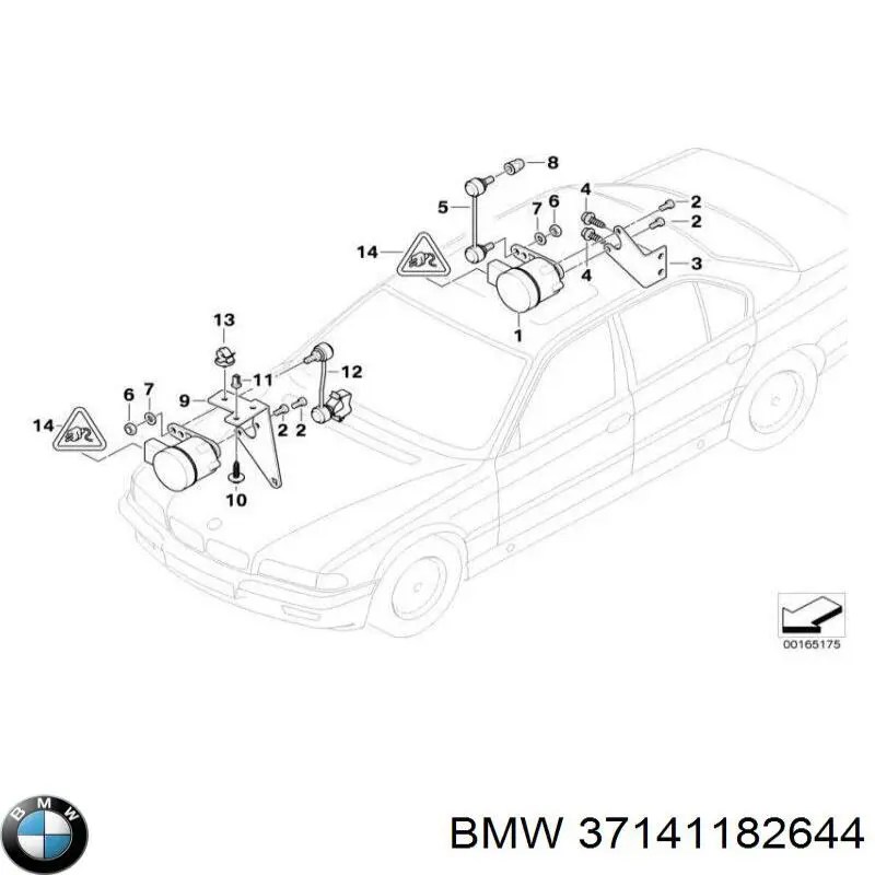 Купити 37141182644 BMW 