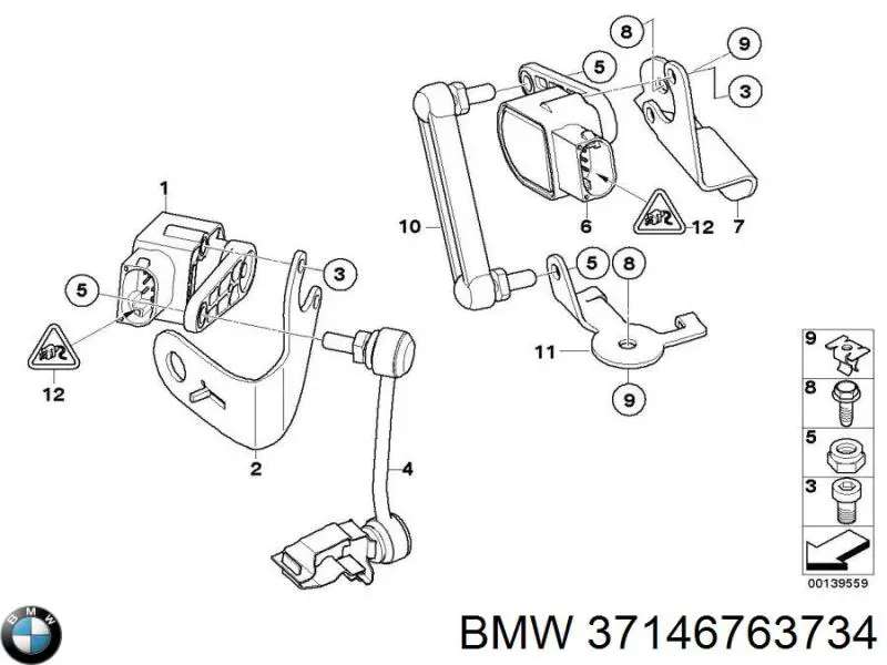  BMW 37146763734 ціна, від 5.07 USD