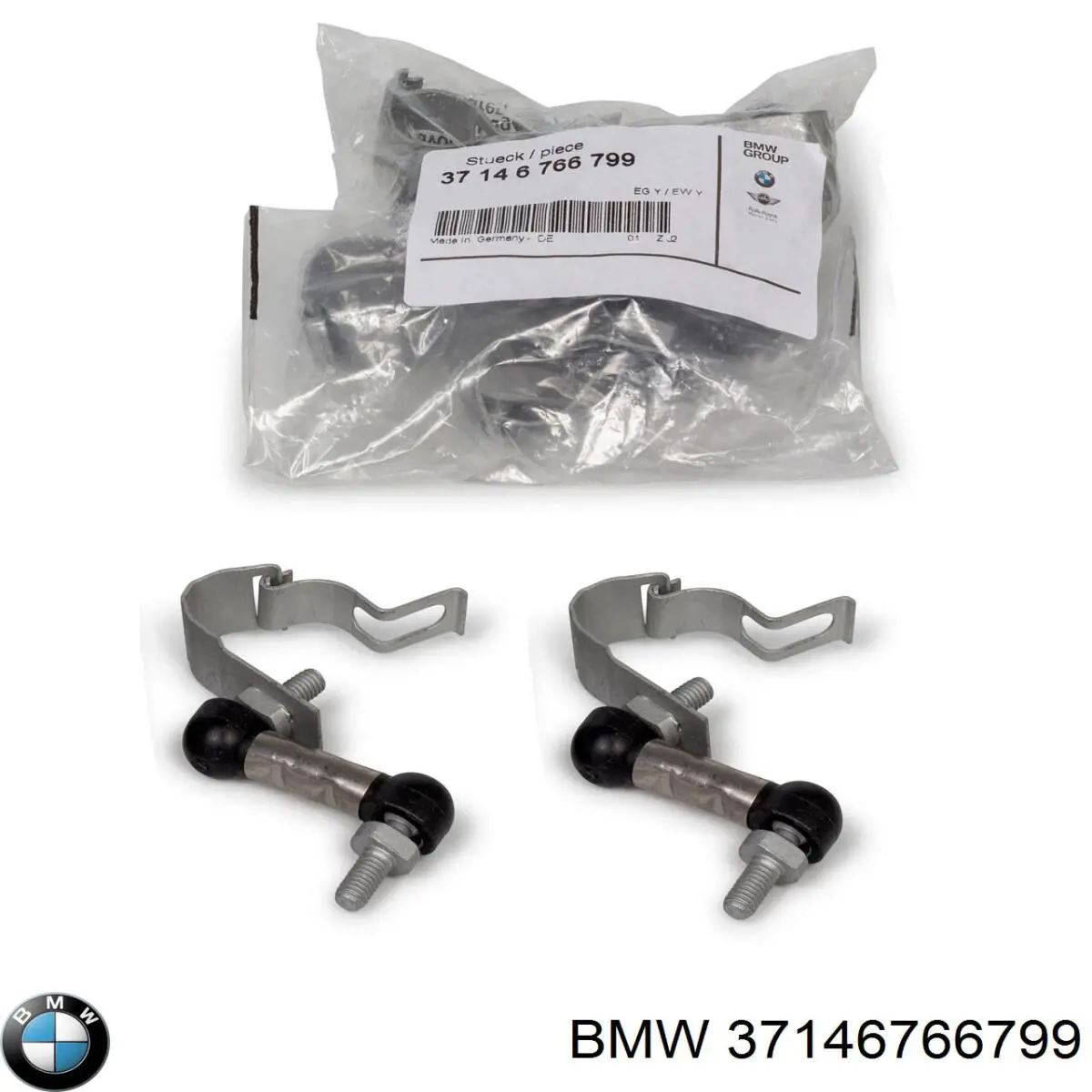 Тяга датчика рівня положення кузова, передня BMW 37146766799 ціна, від 17.52 USD