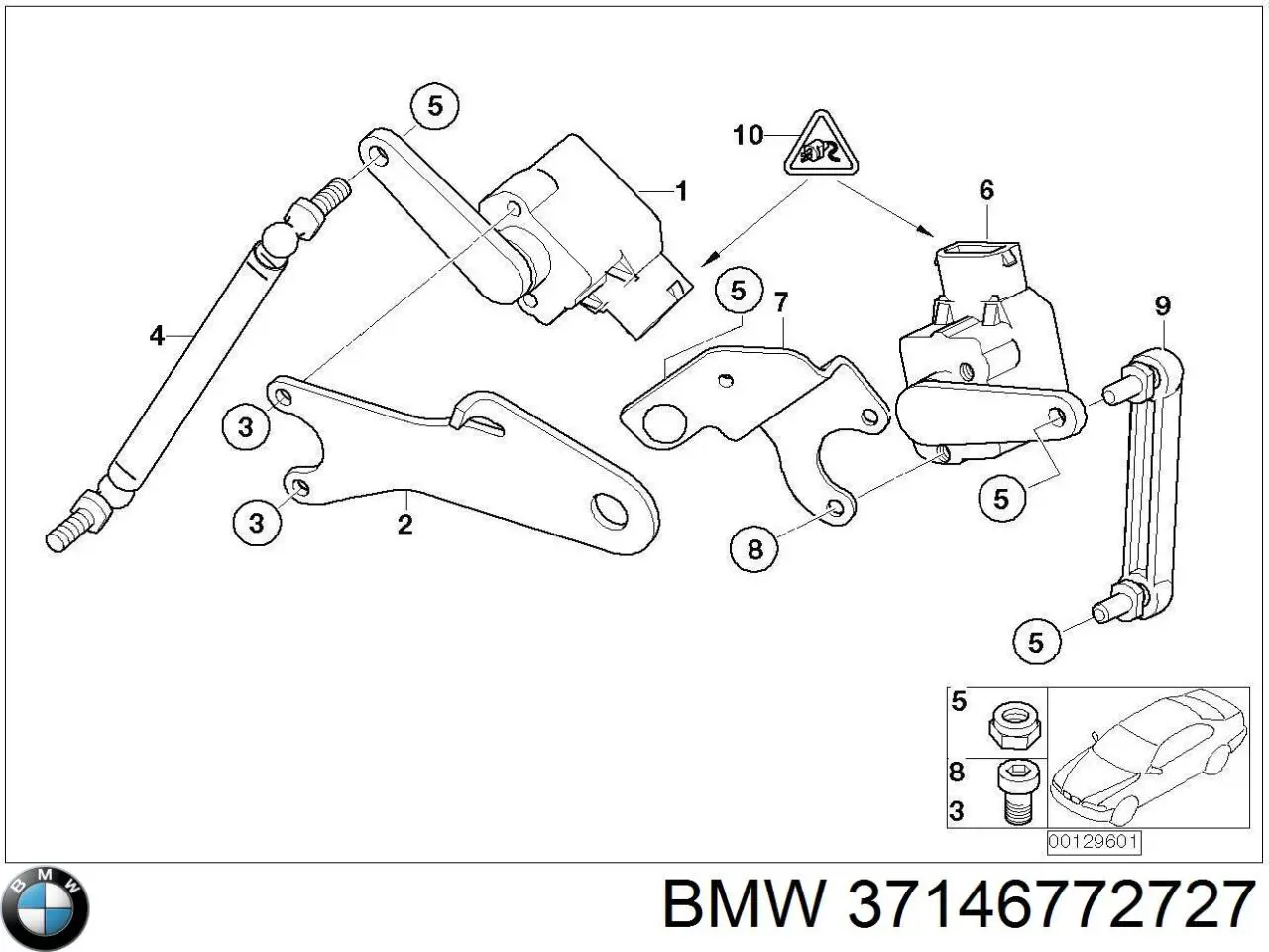 BMW 37146772727 ціна, від 8.87 USD