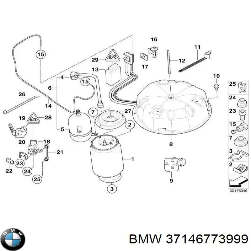 Купити 37146773999 BMW 