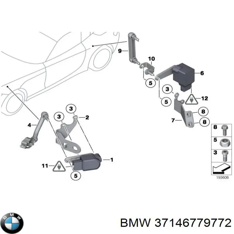 Купити 37146779772 BMW 
