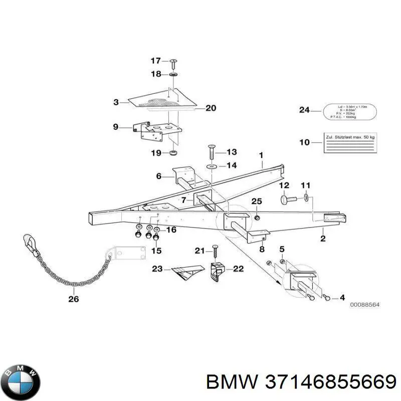 BMW 37146855669 ціна, від 11.29 USD