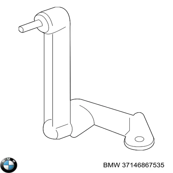 Тяга датчика рівня положення кузова, передня ліва BMW 37146867535 ціна, від 16.04 USD