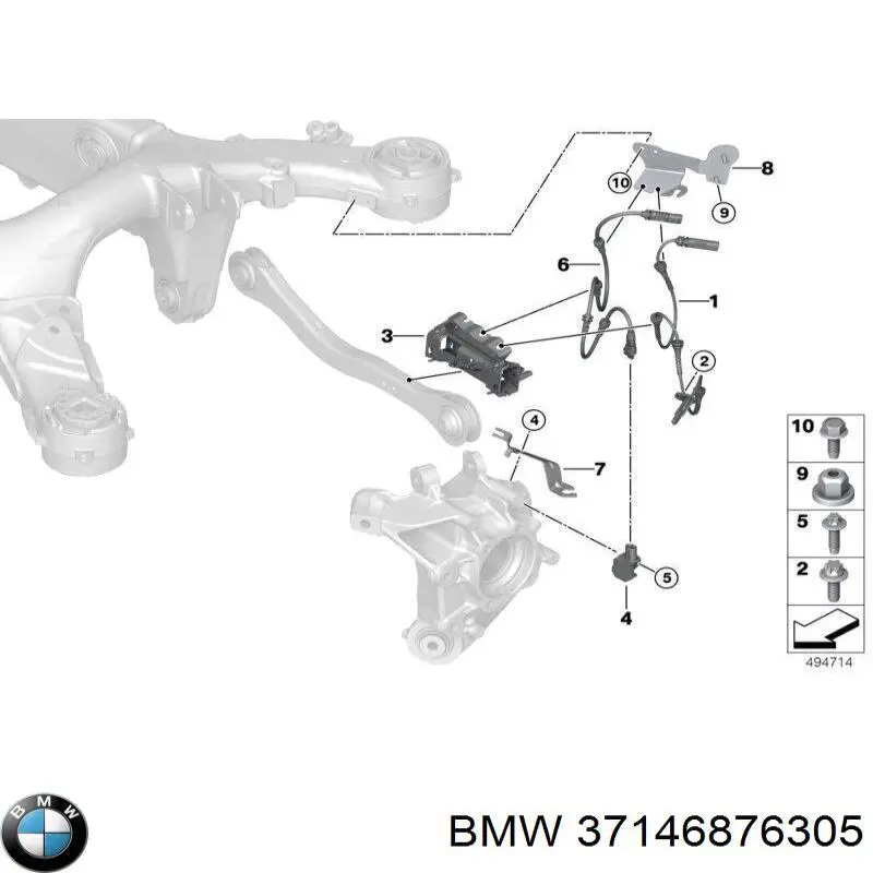  BMW 37146876305 ціна, від 48.01 USD