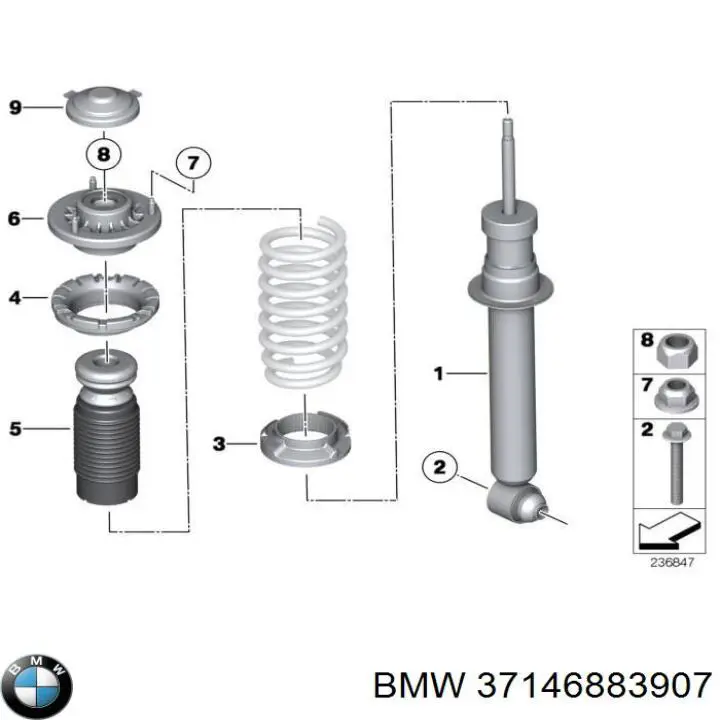 Купити 37146855281 BMW 