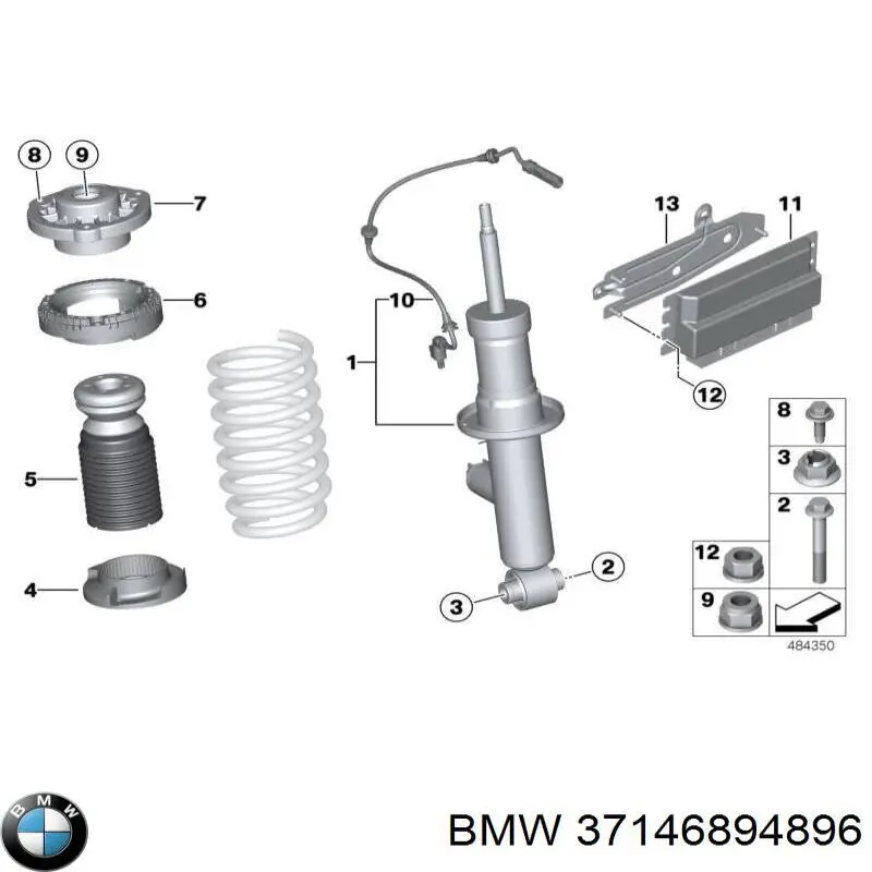  BMW 37146893083 ціна, від 253.37 USD