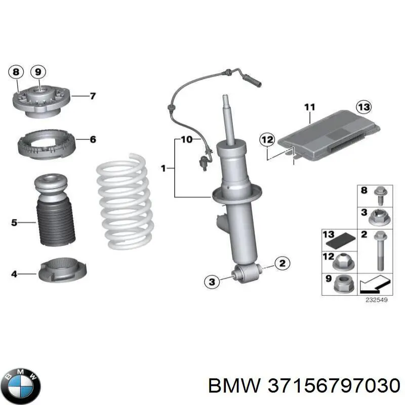  BMW 37156797030 ціна, від 12.67 USD