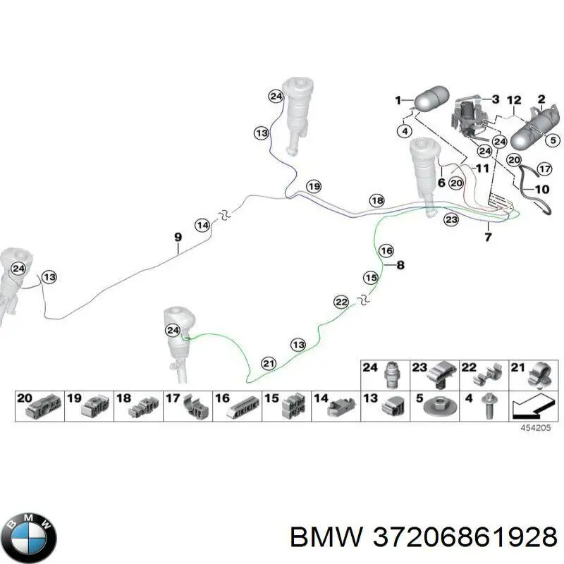  BMW 37206861928 ціна, від 12.70 USD
