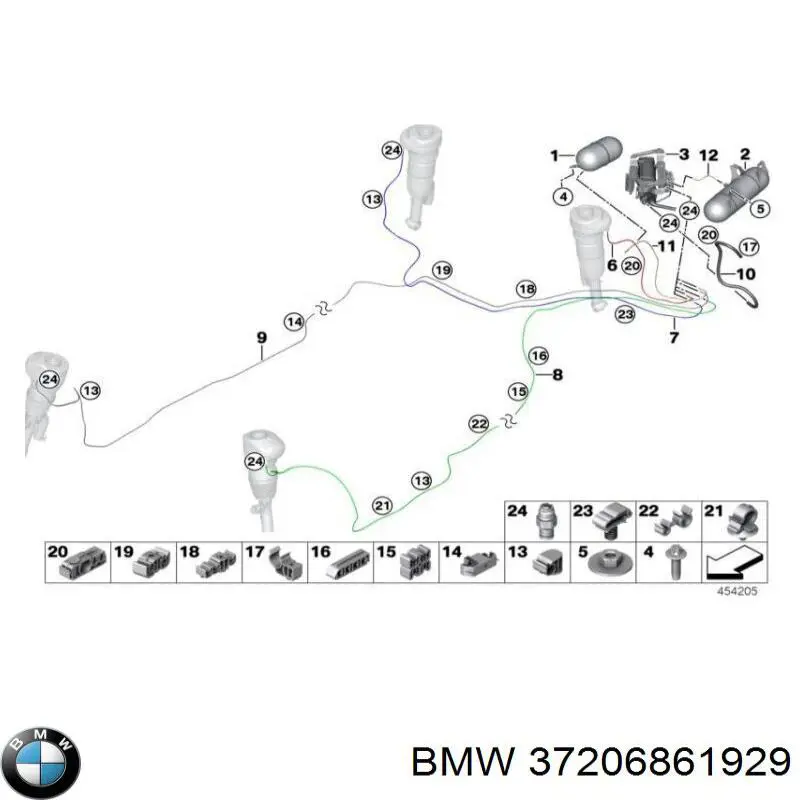  BMW 37206861929 ціна, від 55.74 USD