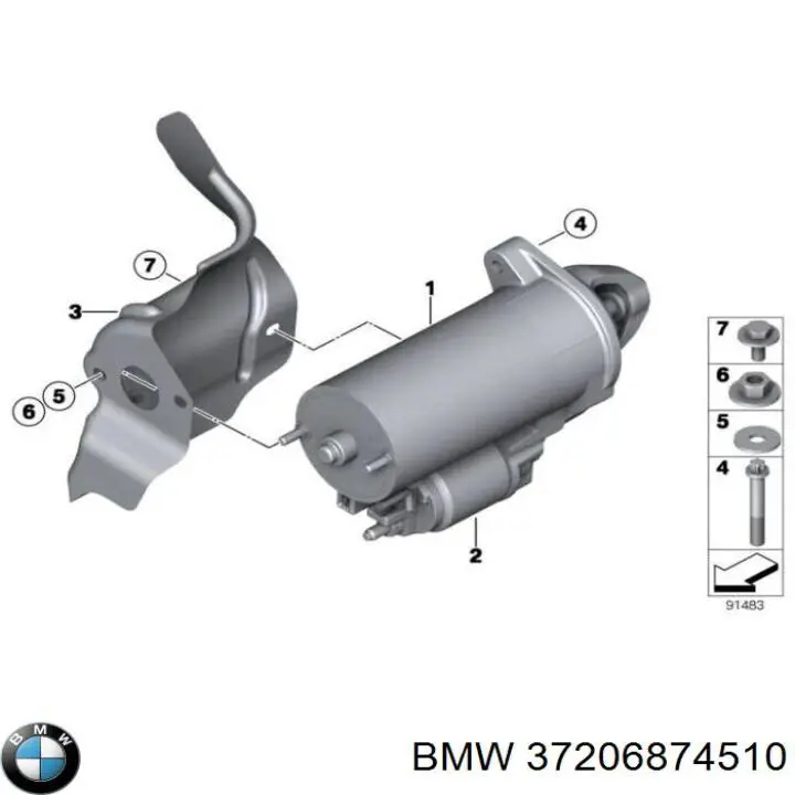  37206874510 BMW