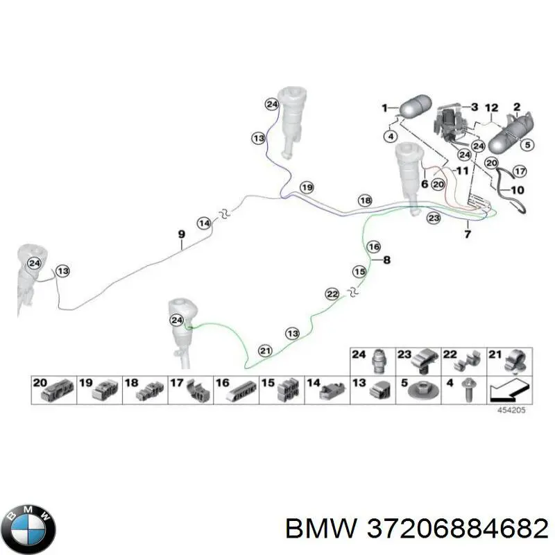 Купити 37206884682 BMW Компресор пневмопідкачки (амортизаторів)