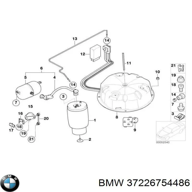  BMW 37226754486 ціна, від 19.34 USD