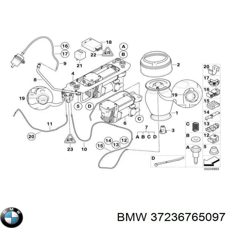  BMW 37236765097 ціна, від 24.07 USD