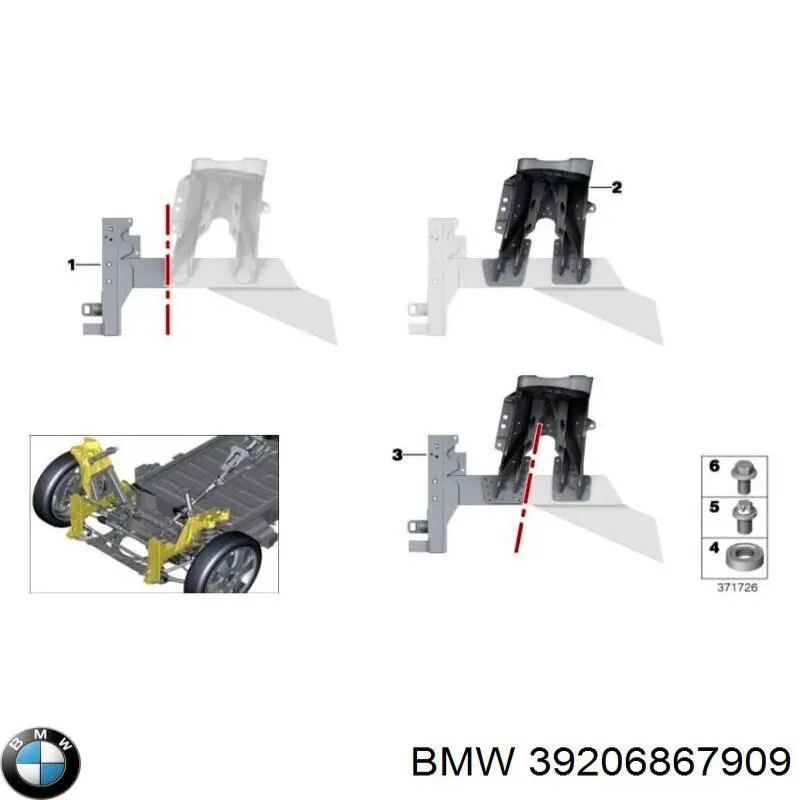  BMW 39206867909 ціна, від 363.90 USD