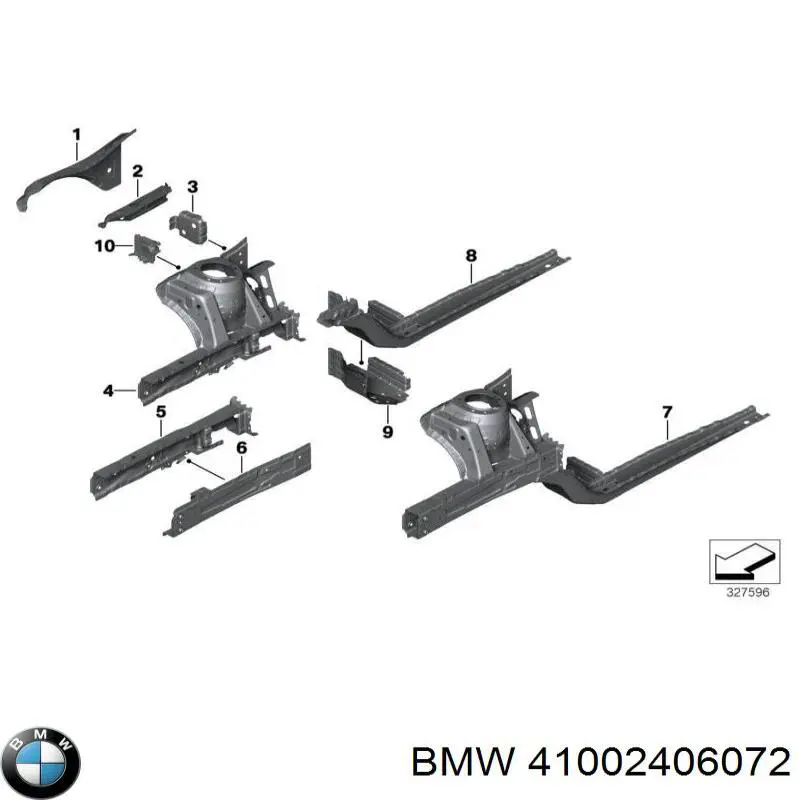  BMW 41002406072 ціна, від 303.92 USD