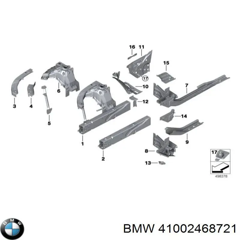 41002468721 BMW 