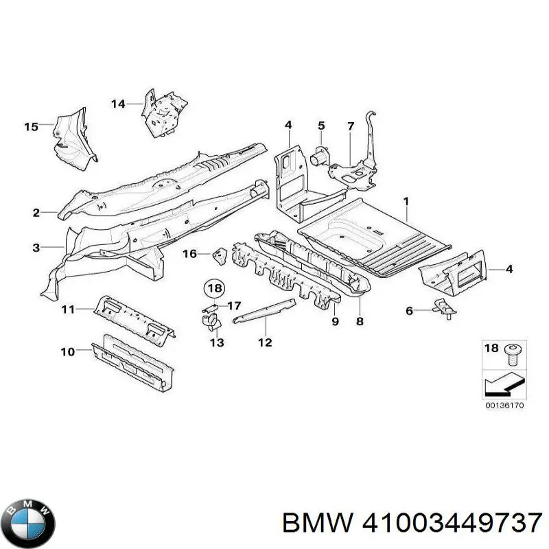  BMW 41003449737 ціна, від 482.16 USD
