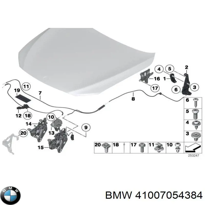 41007054384 BMW 