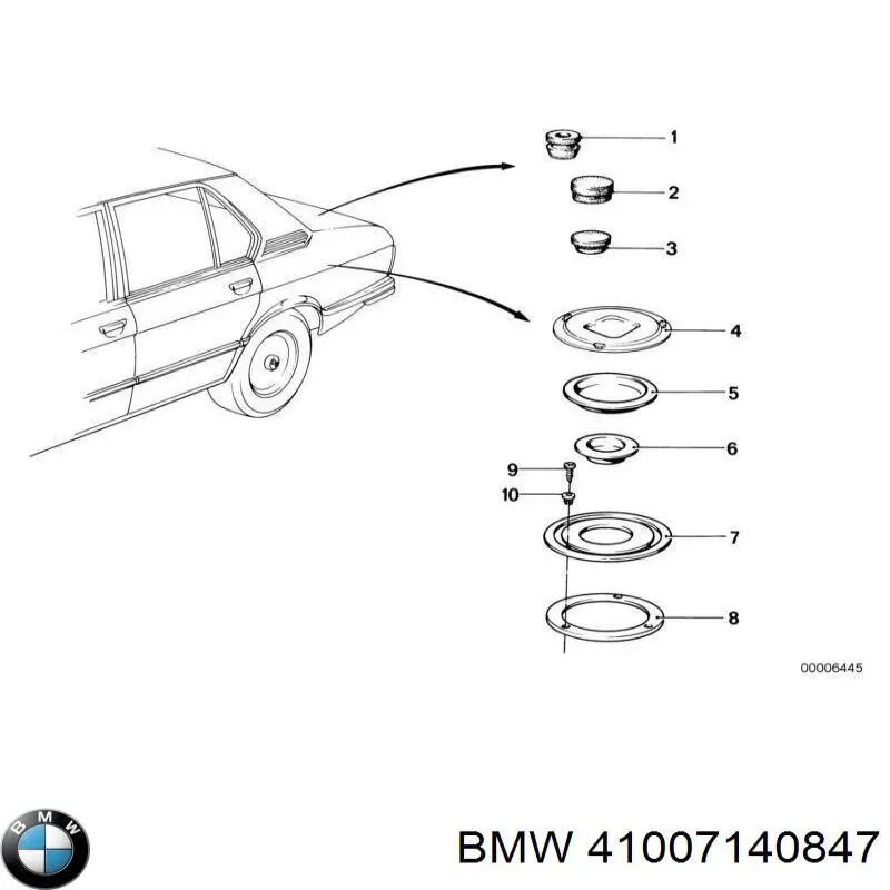 Ремкомплект головного гальмівного циліндра на BMW 1 (E81, E87)