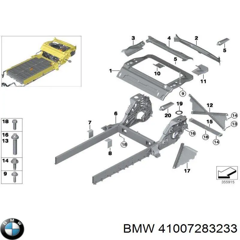  41007283233 BMW