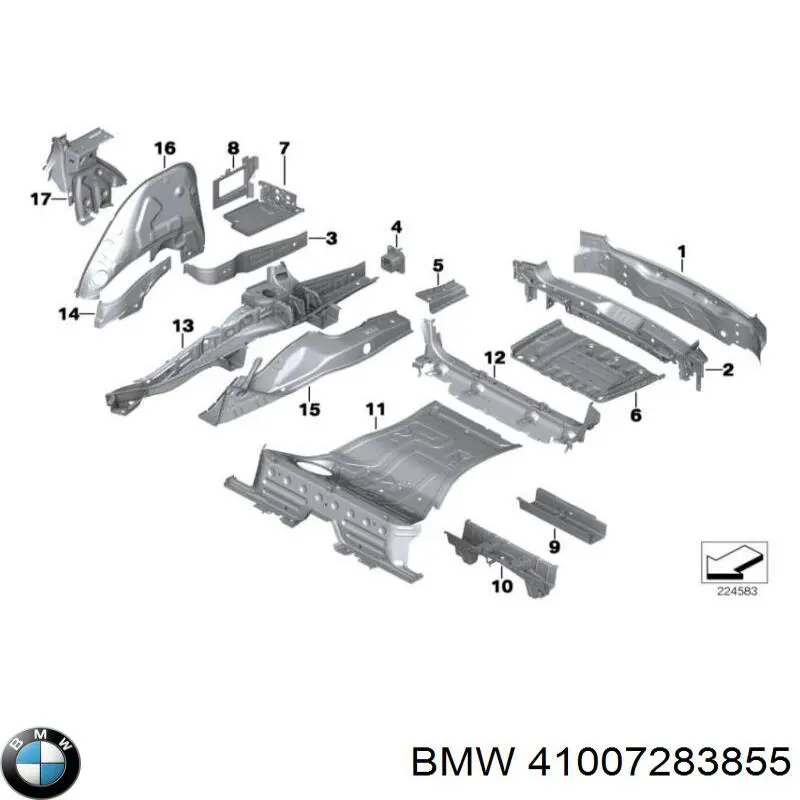  41007283855 BMW