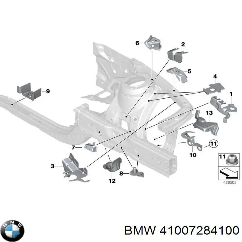 41007284100 BMW 