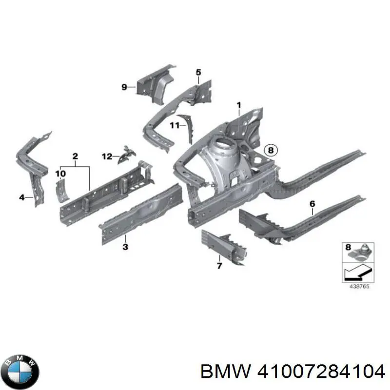 Купити 41007284104 BMW 