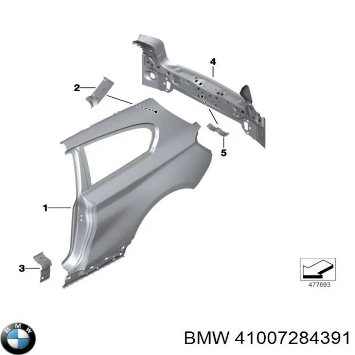 Купити 41007284391 BMW 