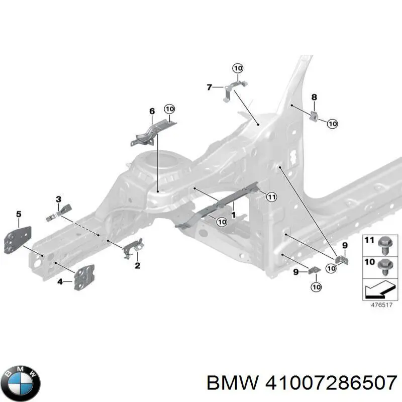  BMW 41007286507 ціна, від 17.01 USD