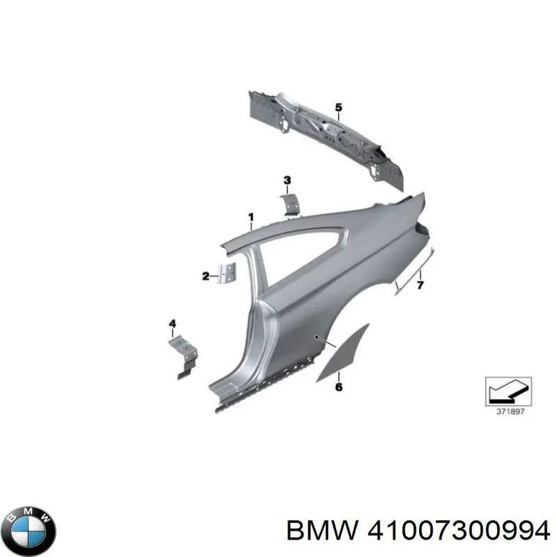  BMW 41007300994 ціна, від 690.52 USD