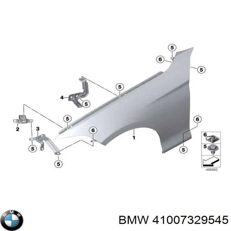  41007329545 BMW