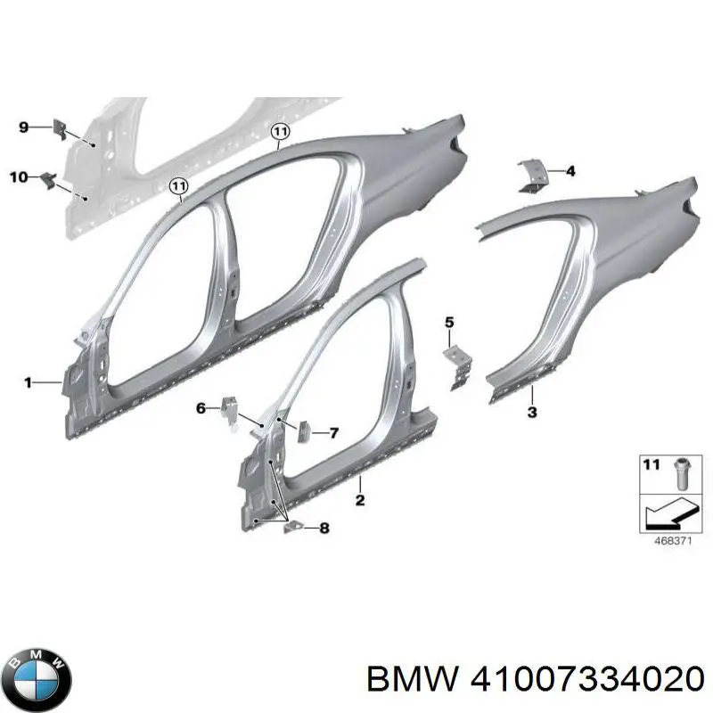 41007334020 BMW 