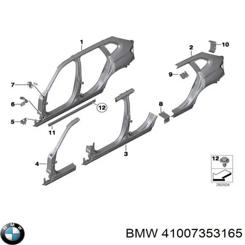 41007353165 BMW 