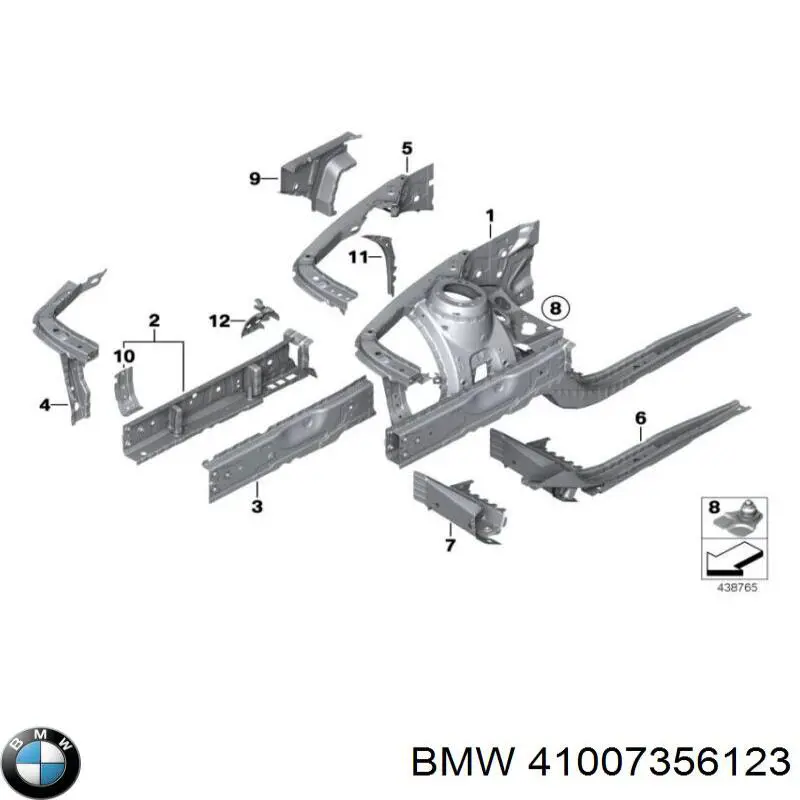  BMW 41007356123 ціна, від 89.31 USD