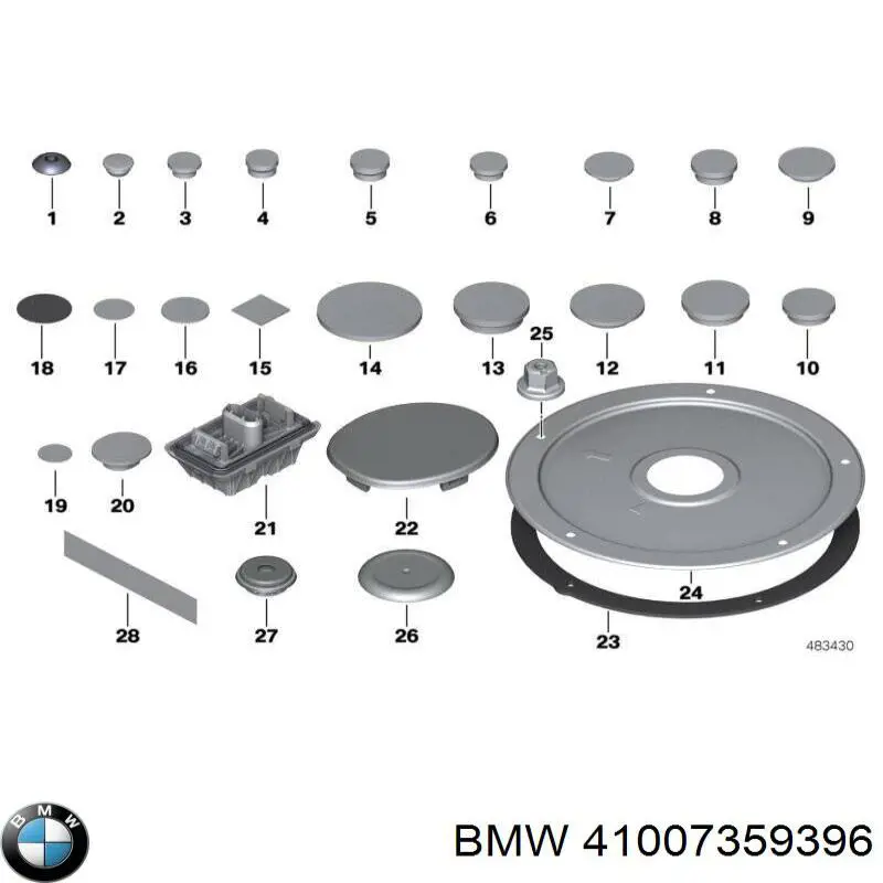 Кронштейн подушки (опори) двигуна, правої 41007359396 BMW