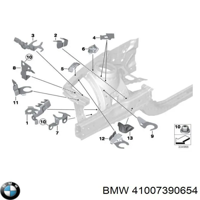  BMW 41007390654 ціна, від 38.01 USD